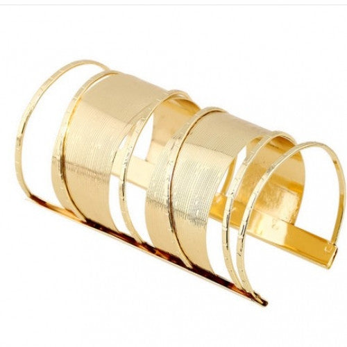 Cuff Bracelet Large Cut Out Armlet Jewelry