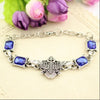 Butler Sebastian Blue Crystal Charm Bracelet