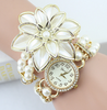 Flowers Double Pearl Bracelet Watch