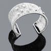 Cuff Bracelet - Crystal Bangles Metal Multilayer