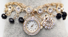 Rhinestone beads pendants Bracelet Wristwatches